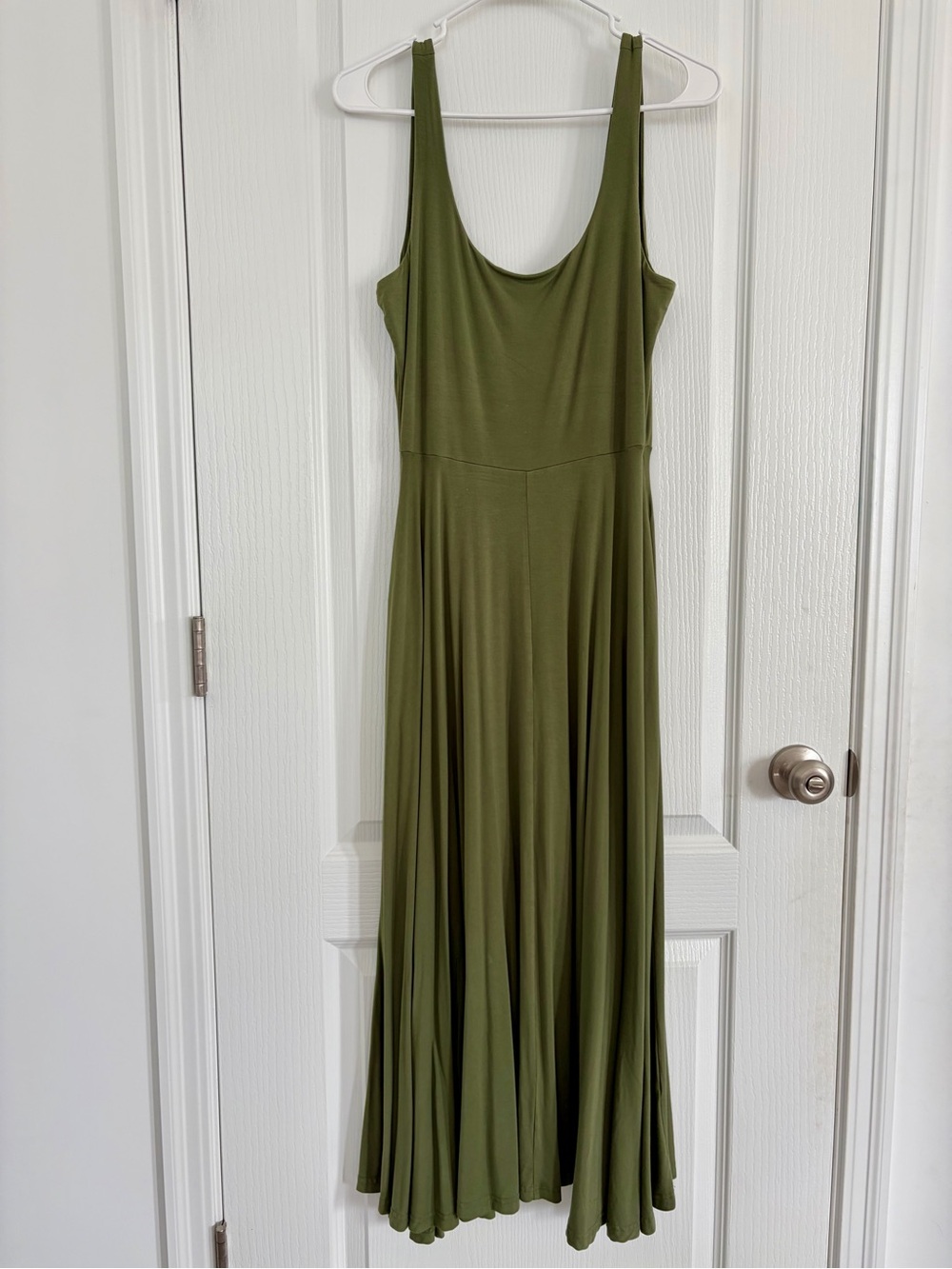 Market & Spruce Olive Green Maxi Tank Dress